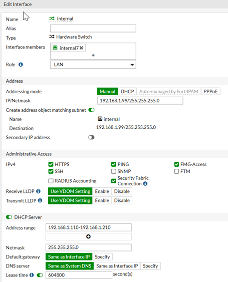 Technical Tip How To Configure Fortigate As Dhcp Fortinet Off