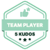 Team Player (5 Kudos)