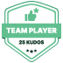 Team Player (25 Kudos)