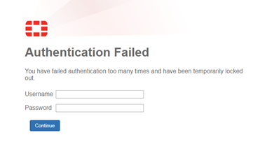 fortinet support your account has been locked