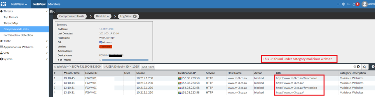 Technical Tip: FortiAnalyzer Compromises Host Show... - Fortinet Community