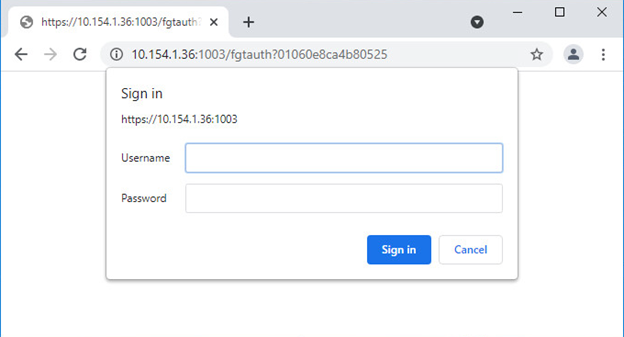 Technical Tip: Configure browser pop-up instead of... - Fortinet Community
