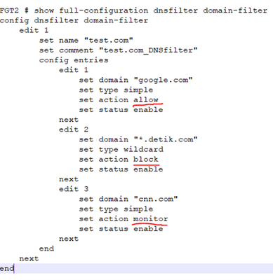 Static DNSfilter Logging Behavior