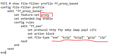 Technical Tip: Using file-filter to block unwanted... - Fortinet Community