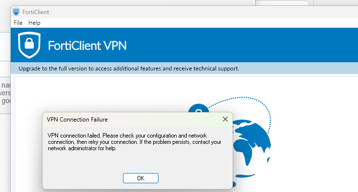 Windows 11 22H2 Update, FortiClient VPN Doesn't Wo... - Fortinet Community