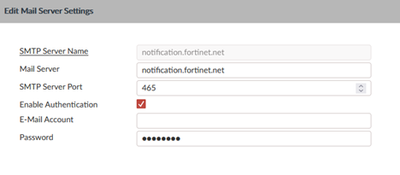 Technical Tip: How To Set Up Email Notifications W... - Fortinet Community