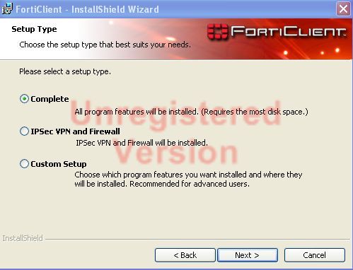 FortiClient Installation Options - Fortinet Community