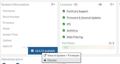 Technical Tip: Firmware Upgrade Notifications - Fortinet Community