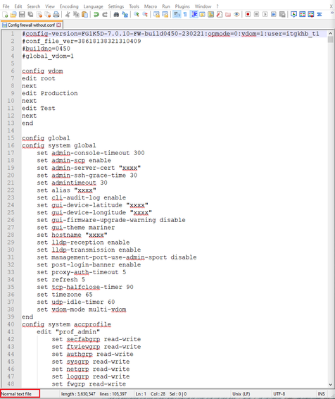 Technical Tip: Using The FortiOS Language In Notep... - Fortinet Community