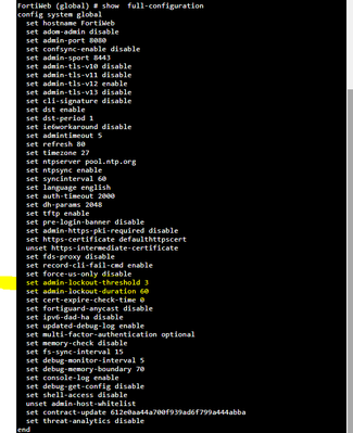 Technical Tip: How to change lockout period - Fortinet Community