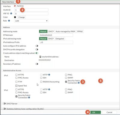 VLAN 1 created from scratch