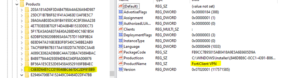 Technical Tip: FortiClient has already been uninst... - Fortinet Community