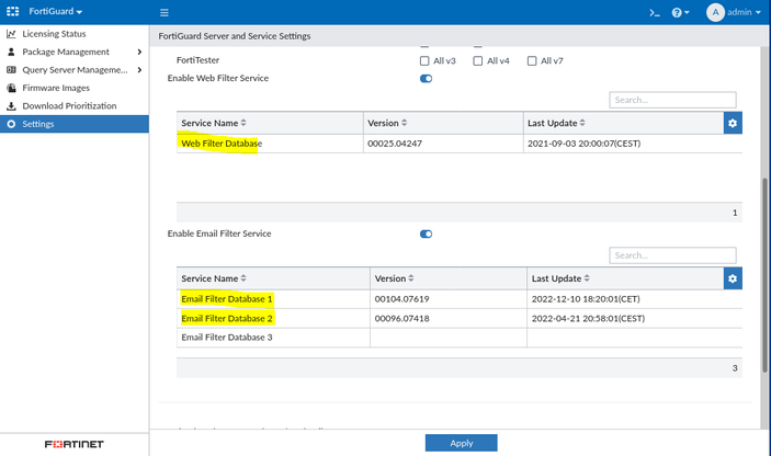 After successful Query DB upload