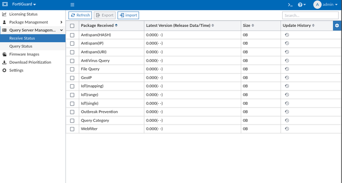 Before Query DB is Uploaded