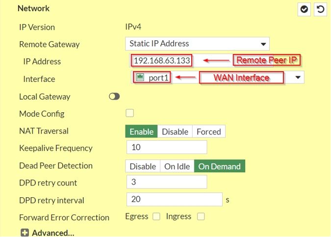 Technical Tip: Configuring IPSec Tunnel Between Fo... - Fortinet Community