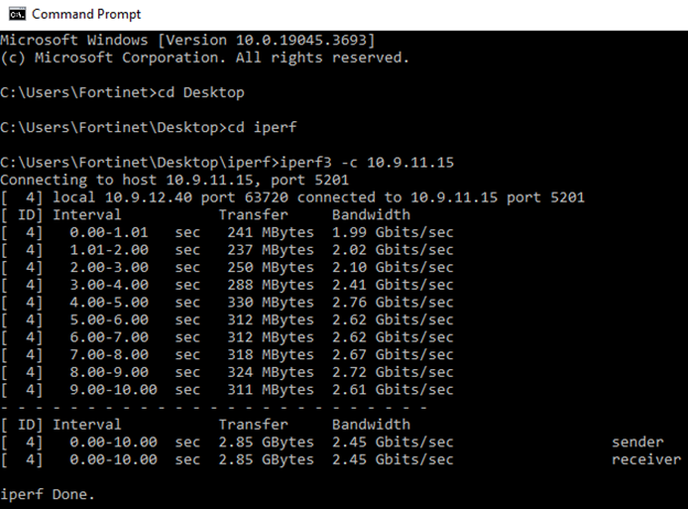 Technical Tip: How to verify bandwidth passing thr... - Fortinet Community