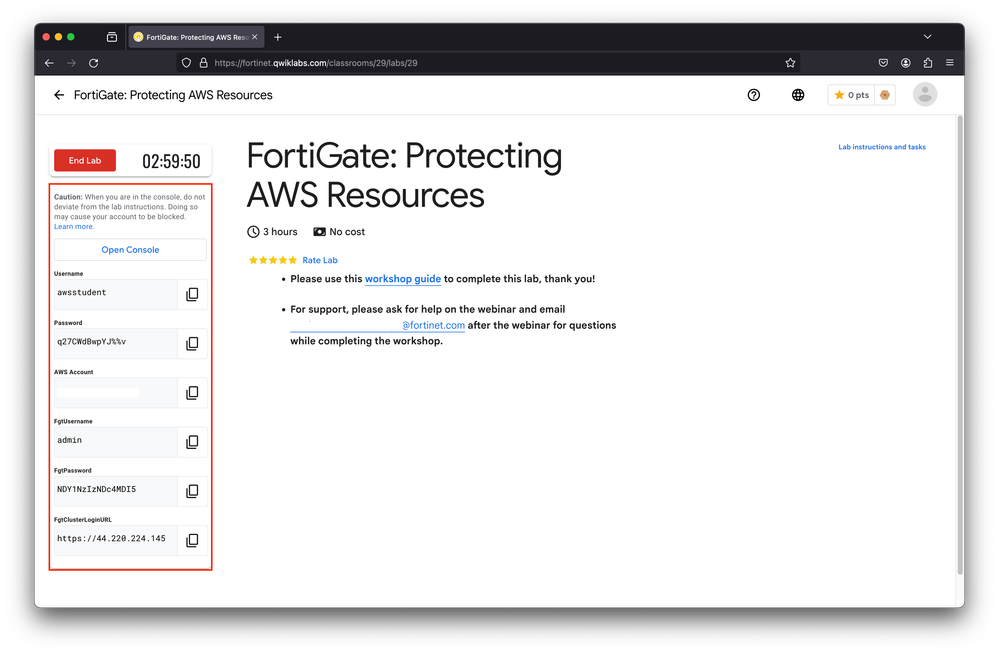 Virtual Workshop: Securing Acme Corp's AWS Traffic Flows With FortiGate NGFW