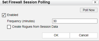 Figure 4. Session polling frequency configuration