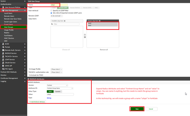 LDAP group Name in FAC with Radius attributes.png