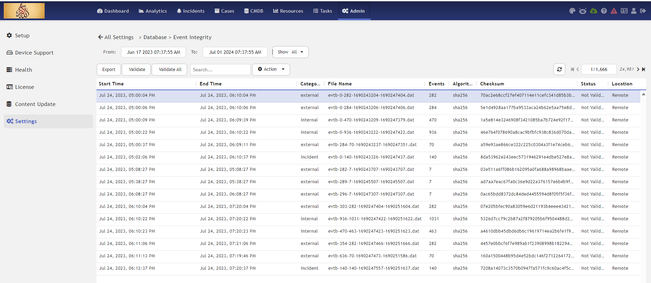 Event Integrity Dashboard