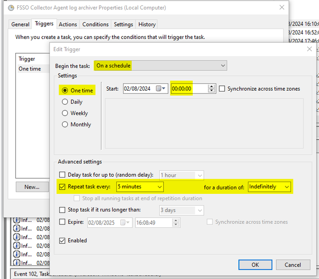 Task Scheduler - Triggers