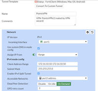 VPN configuration