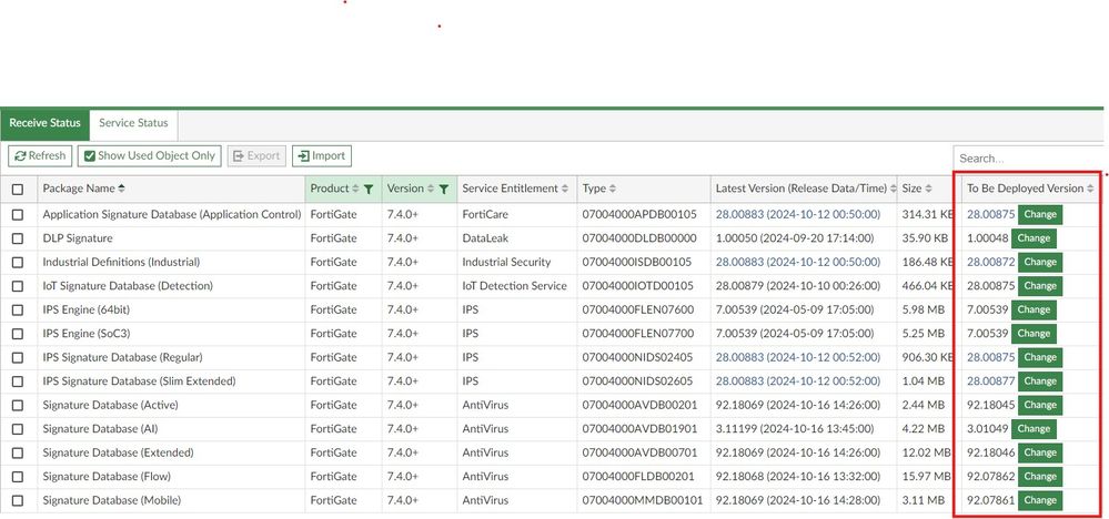 FortiManager FortiGuard component version selections - highlighted.jpg