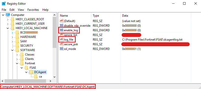 Regedit DCAgent.png