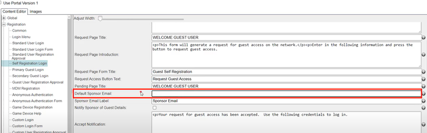 Figure 7. Enable sponsor approval.