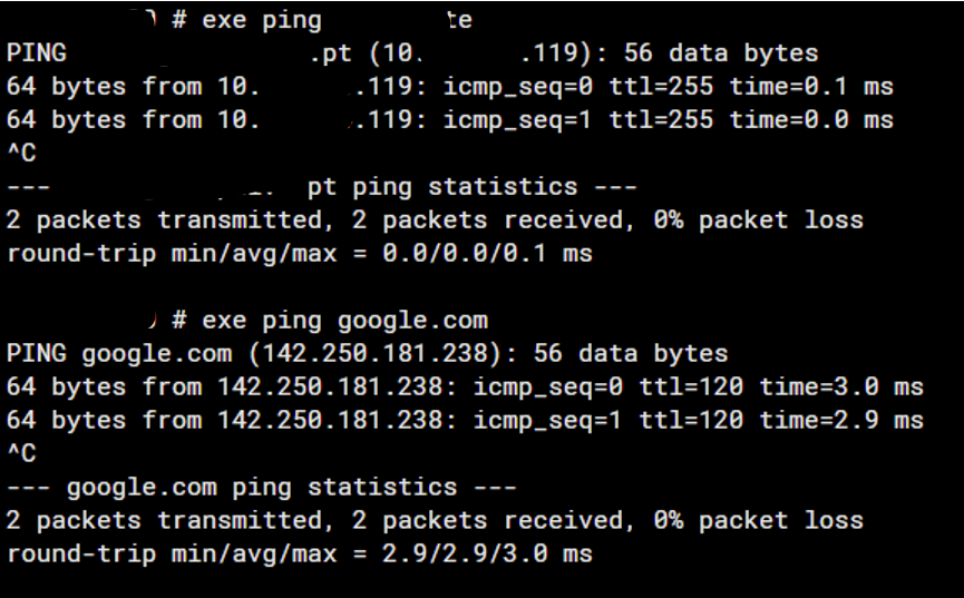 DNS resolution internal/external