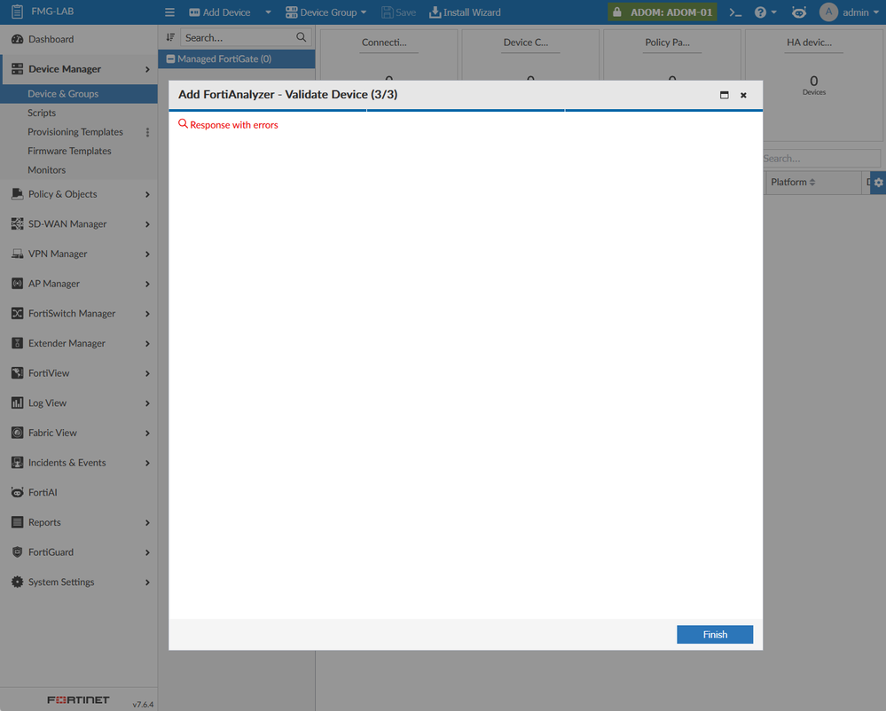 Add FortiAnalyzer - Step3 - Validate Device.png
