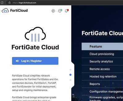FortiCloud Portal