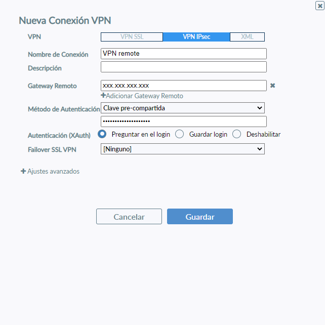 Config on VpnClinet later than the screenshot i changed the gateway